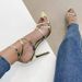Elegant Plus Size High Heel Sandals For Women - Summer Fashion Strappy Stiletto Heels With Buckle Closure_voghion.com