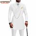 Men's clothing African men slim two piece set_voghion.com