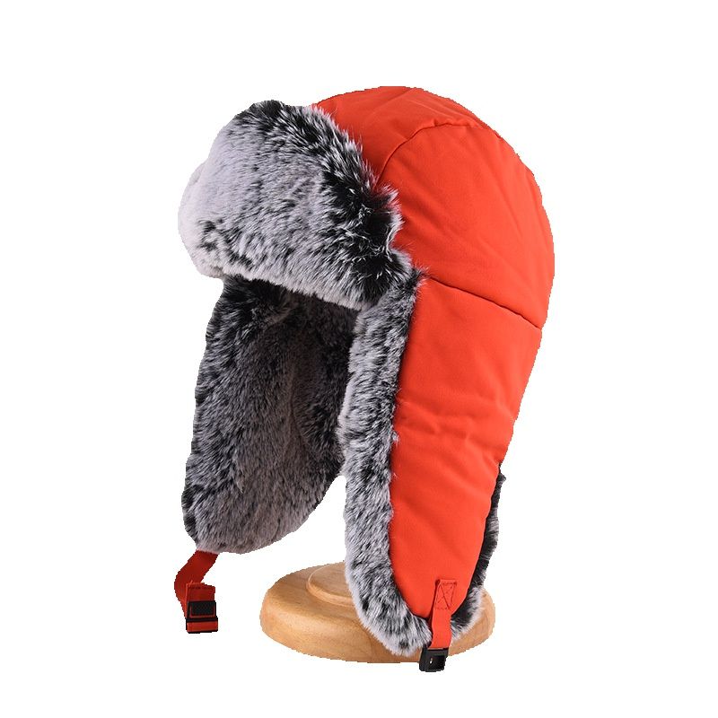 Winter Thick Lei Feng Men Northeast Outdoor Cycling Ear Protection Plush Warm Cotton Hat for Children_voghion.com
