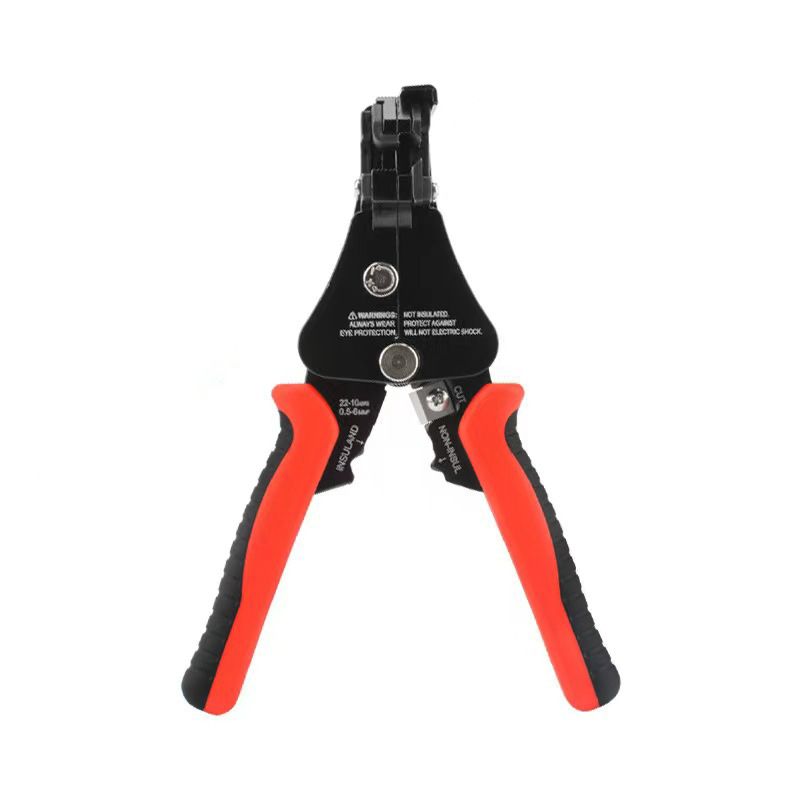 Alicate de corte e crimpagem profissional para fios automotivos - Alicate elétrico multifuncional 3 em 1 com lâminas de aço manganês de alta dureza_voghion.com