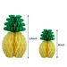 Ananas-Wabenball, Ananas-Papierwaben, Obstwabendekoration, Hawaii-Partydekoration, kreativ geformter Blumenball_voghion.com