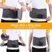 Electric Infrared Heating Belt Waist Massager Red Light Hot Compress Lumbar Back Support Brace Vibration Massage Pain_voghion.com