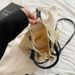 Borsa a secchiello da donna, borsa di paglia, grande capacità, semplice, borsa a secchiello a tracolla singola, borsa intrecciata, borsa a tracolla da donna, borsa da spiaggia per le vacanze_voghion.com