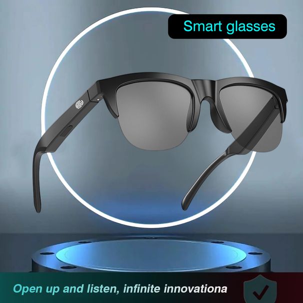 2025 New Smart Glasses, Music Playback, Voice Assistant, Wireless Calls, Unisex, Blue Light Blocking Glasses_voghion.com