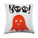 Halloween Reversible Sequin Ghost Pillow Cover – Fun & Spooky Decorative Throw Pillow Case For Sofa, Bed, Or Outdoor Decor Polyester_voghion.com