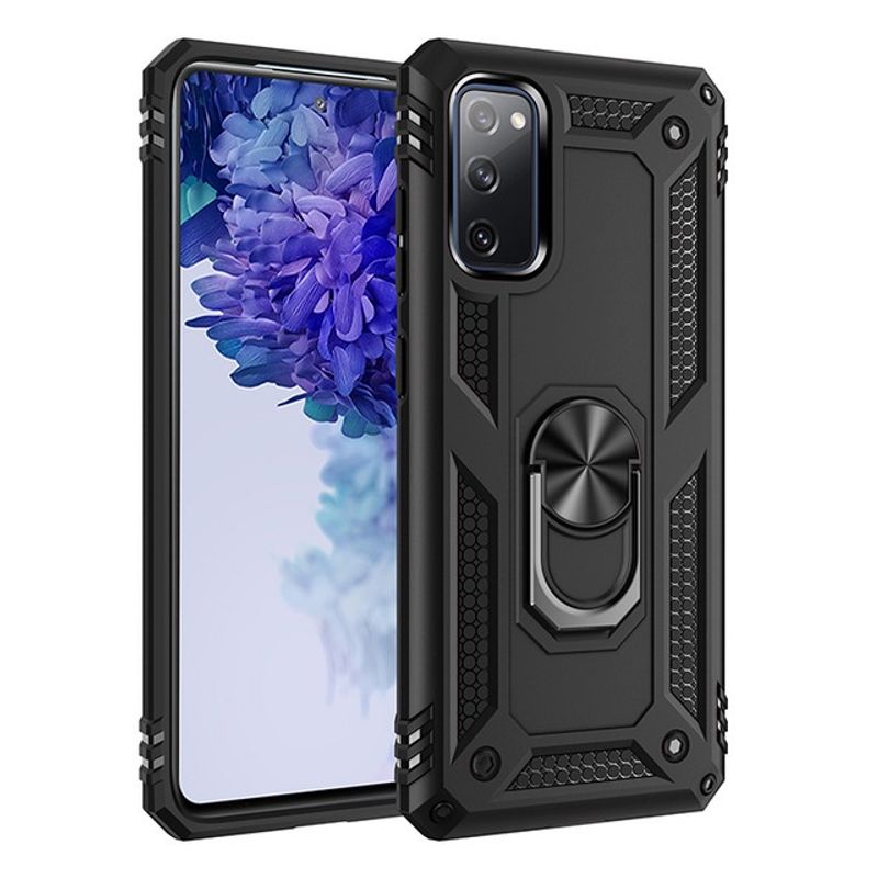 Schutzhülle für Samsung Galaxy S22 Ultra, S22 Plus 5G, S21, S20 FE, S10, Luxus-Rüstung, stoßfest, Halter, Ringständer, Hybrid-Dünn_voghion.com
