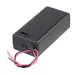 2023 New 1pc 9 Volt Box Pack Power Toggle Black 9V Battery Holder With ON/OFF Switch Lid Cover For 1 Piece 6F22 PP3 9v Battery_voghion.com