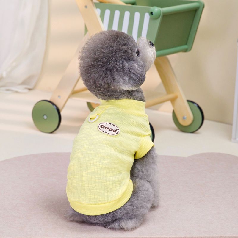 Hundebekleidung Frühling/Sommer Bär Teddy Haustier Tank Top 24 Tri Color Dynamic T-Shirt_voghion.com