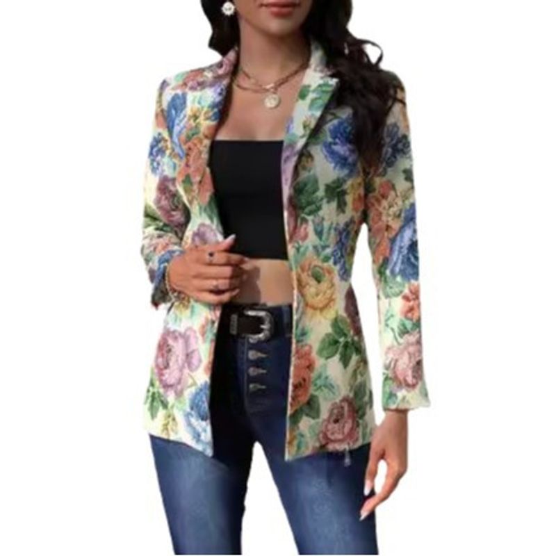 Abito da donna aderente a maniche lunghe stampato_voghion.com