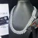 cuban link-kaulakoru 3-rivinen moissanite 20MM W kultaketjut miehille piikkichockerin persoonallinen jäätelty ketju hip hop_voghion.com