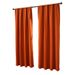 Blackout Curtains For Bedroom & Living Room – Thermal Insulated, 100% Light Blocking, Rod Pocket Design, Polyester Fabric – Orange, Green, White, Pink_voghion.com