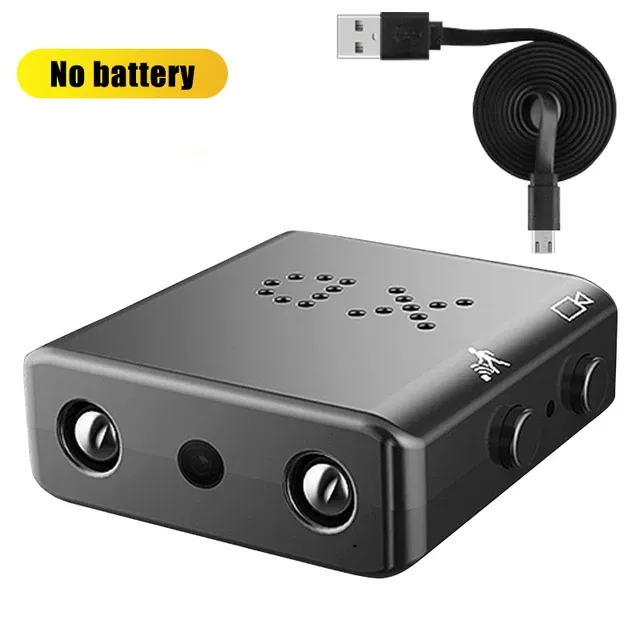 XD 1080P Mini Smart Micro Camera con visione notturna Loop Record Motion Detection Home Security Camcorder Supporta scheda SD_voghion.com