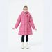 Cappotto invernale alla moda per bambine (8+ anni) – Piumino spesso con collo in pelliccia staccabile_voghion.com