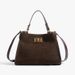 Commuter Large Capacity Tote 2024 New Trendy Women's Fashion Versatile Single Shoulder Texture Bucket Bag_voghion.com
