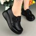Chef for women in spring, anti slip, waterproof, and oil resistant black work with thick soles, new spring style kitchen_voghion.com