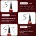 Gemeng Red Velvet Eyeliner-penna är extremt tunn, vattentät, svettbeständig, hållbar, svimmar inte lätt, torkar snabbt och flytande eyelinerpenna_voghion.com