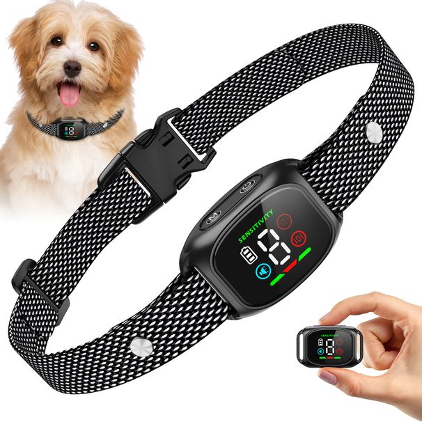 Private Model Device Automatic Anti-Barking Smart Sensor Anti-Interference Vibration Small Dog Collar_voghion.com