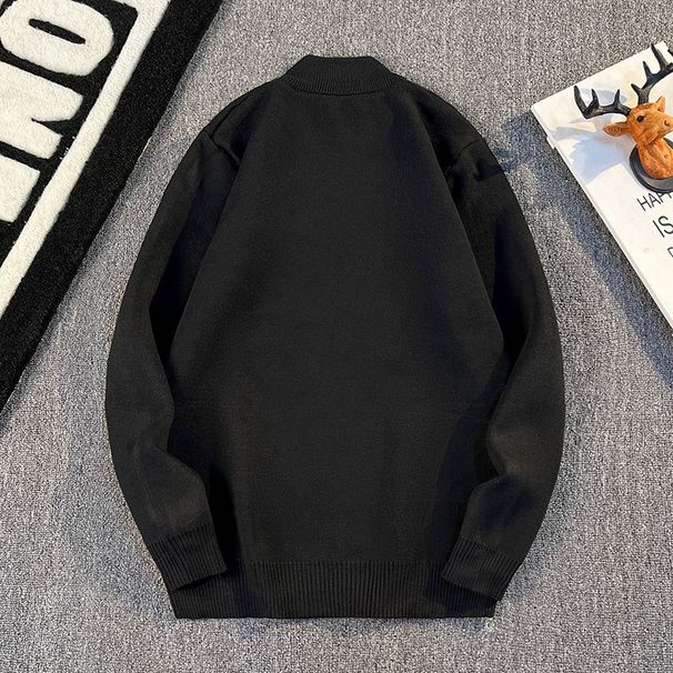 Abbigliamento da uomo Maglione a collo alto da uomo - Strato di base termico aderente_voghion.com