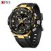 Men's Sport Watch With Analog-Digital Display, Waterproof, Alarm, Luminous Hands, Stopwatch, 50M Water Resistance, Durable TPU Strap_voghion.com