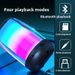 Pulse4mini Music Pulse 4 Mini Bluetooth Speaker Subwoofer Colorful Light Effect Girls Wireless Audio_voghion.com