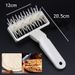 1pcs Pizza Rolling Pin Punch Pastry Roller Pin Biscuit Dough Pie Hole  Embossing Dough Roller Lattice Craft Baking Cooking Tool_voghion.com