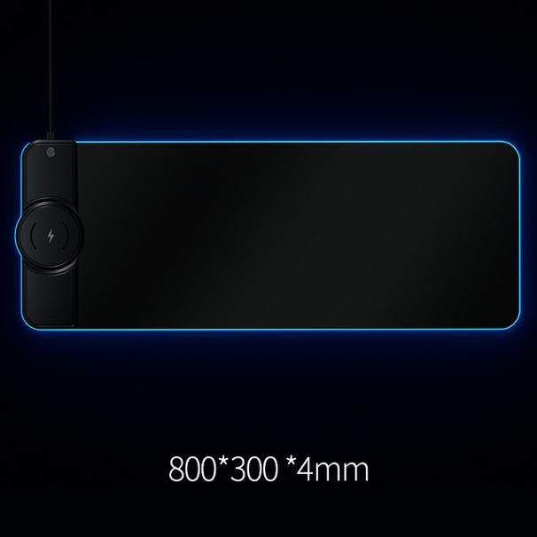 LED-Licht-Gaming-Mauspad, kabelloses Ladegerät, 10 W/7,5 W, RGB, weiches Mauspad, rutschfestes Pad, PC-Laptop-Tastaturmatte für Computer-Gamer_voghion.com