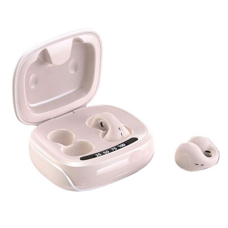 JX80 Wireless Earbud HiFi Stereo Surround Bone Conduction LED Digital Display Bluetooth 5.3 With Voice Assistant_voghion.com