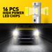 AUXITO 2 pezzi H8 H11 lampadine per fari 16000LM 9005 HB3 9006 HB4 H16 JP H9 LED fendinebbia Super Br 6500K bianco per automobile_voghion.com