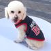 New Pet Clothes Dog Apparel Round Neck Piping Cotton Printed Vest Long-term BX0017_voghion.com