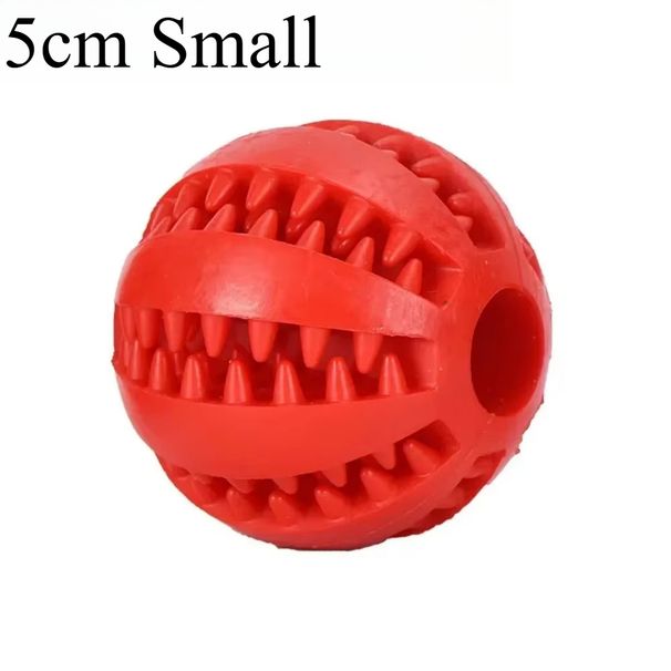 Zabawki dla psów (7/6/5 cm) dla kotów łagodzą nudę, zgrzytają zębami, przeciekająca kulka z jedzeniem, odporna na gryzienie, ukryte jedzenie, kulka w kształcie arbuza, nie można jej złamać przez gryzienie_voghion.com