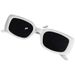 Ins Small Face Sunglasses Small Frame White Square Street Shot Trendy New Sunglasses_voghion.com