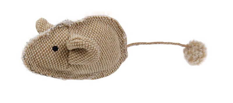 Pet Life Pompom Kitty Mouse Plush Catnip Cat Toy_voghion.com