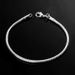 Thick foxtail men's bracelet personality trend hip hop style bracelet simple and domineering 3mm round snake bone men's bracelet_voghion.com