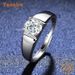 Tancise Man Classic Moissanite Anello in argento Gioielli da donna Promessa di nozze Regalo per feste_voghion.com