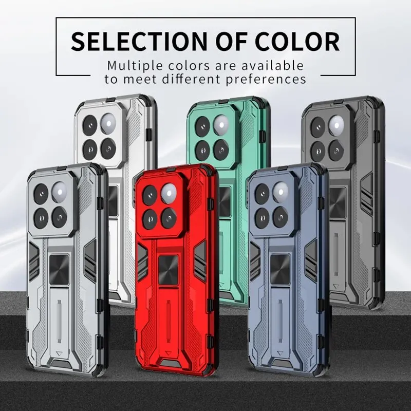 Coque magnétique antichoc pour Xiaomi 13 12T 11T 10T Pro Capa pour Mi 14 Ultra 12 11 Lite 5G avec support en PC rigide_voghion.com