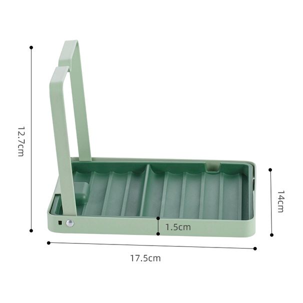 Multifunctioneel spatelrek voor aan de muur, opbergrek voor keukenbenodigdheden, afgieten van kookspatels, gemakkelijk op te bergen_voghion.com