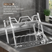 Stainless Steel Kitchen Organizer Countertop Floor Rack Multi-Functional Spice Storage Shelf_voghion.com
