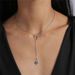 Collana stetoscopio alla moda, nuova alla moda, ciondolo a forma di cuore color argento, collana medica occidentale_voghion.com