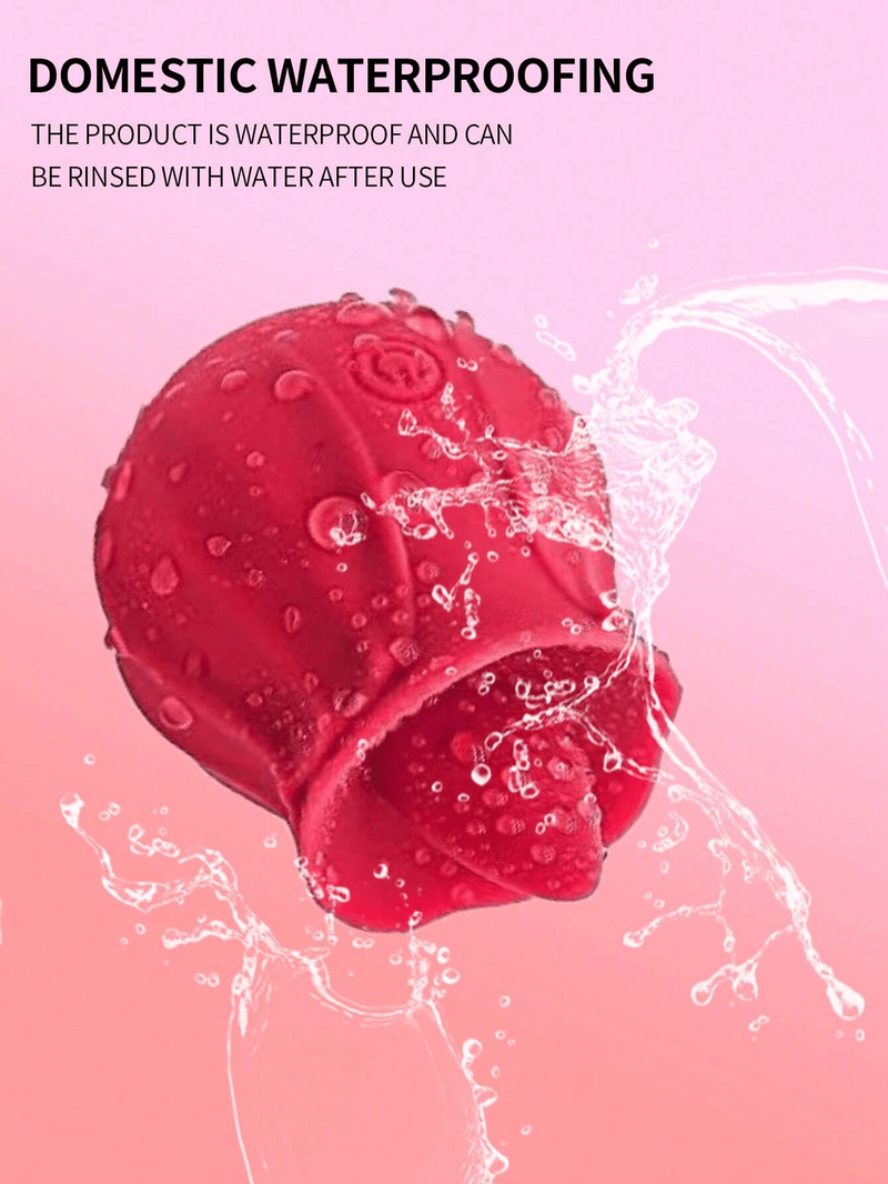 Sucking Rose Vibrator Female Vaginal Massager Suction Cup Oral Sex Licking Clitoris Powerful Stimulation Women Sex Toy_voghion.com