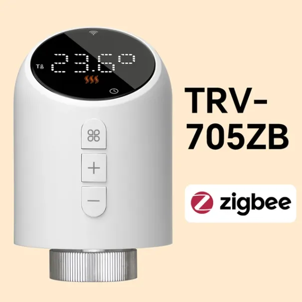 Smart TRV Thermoregulator Programable Heating Thermostat Vae Tuya WIFI Zigbee Radiator with Google Home Alexa_voghion.com