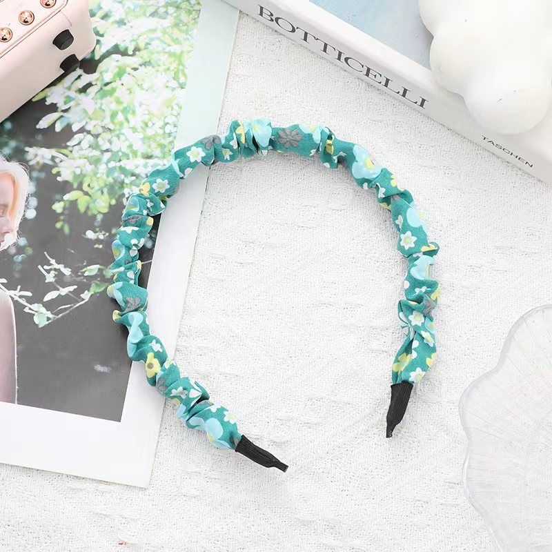 2024 New Wide Edge Knot Headband Fashionable and Versatile Floral Bow Headband Headband_voghion.com