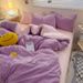 Class A Mother And Baby Embroidery Ultra-Soft Brushed Cotton Bedding Four-Piece Skirt Surround Student Dormitory Quilt_voghion.com