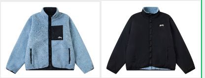 Original Label STU2025 Herbst Neue Trendy Marke Reversible Ethnic Style Fleece Lose Stehkragen Jacke Für Männer_voghion.com