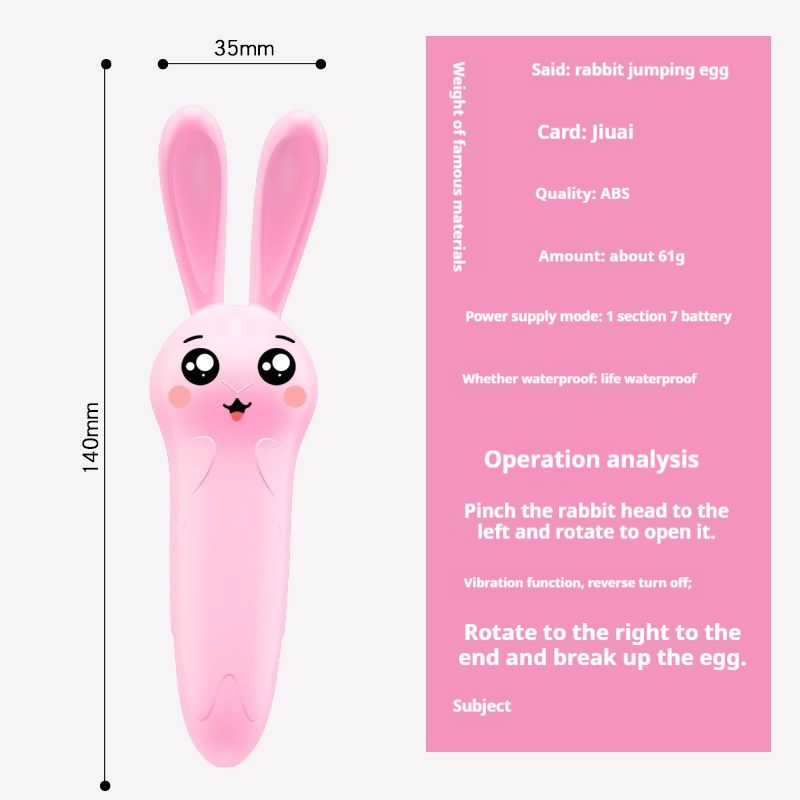 Jiuai Rabbit G-spot Massage Female Masturbation Device Wireless Control Vibration Jumping Egg Adult Supplies Batch_voghion.com