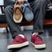 VASIBAEN Niche Design Canvas 2025 Spring New Versatile Casual Wine Red Ins Men's Shoes_voghion.com