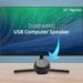 Altoparlante universale per computer desktop portatile cablato USB di tipo C con suono di alta qualità e bassi profondi per musica e giochi_voghion.com