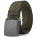 Outdoor Men's And Tactical Student Military Training Pants Breathable Plastic Buckle, Canvas Belt,_voghion.com