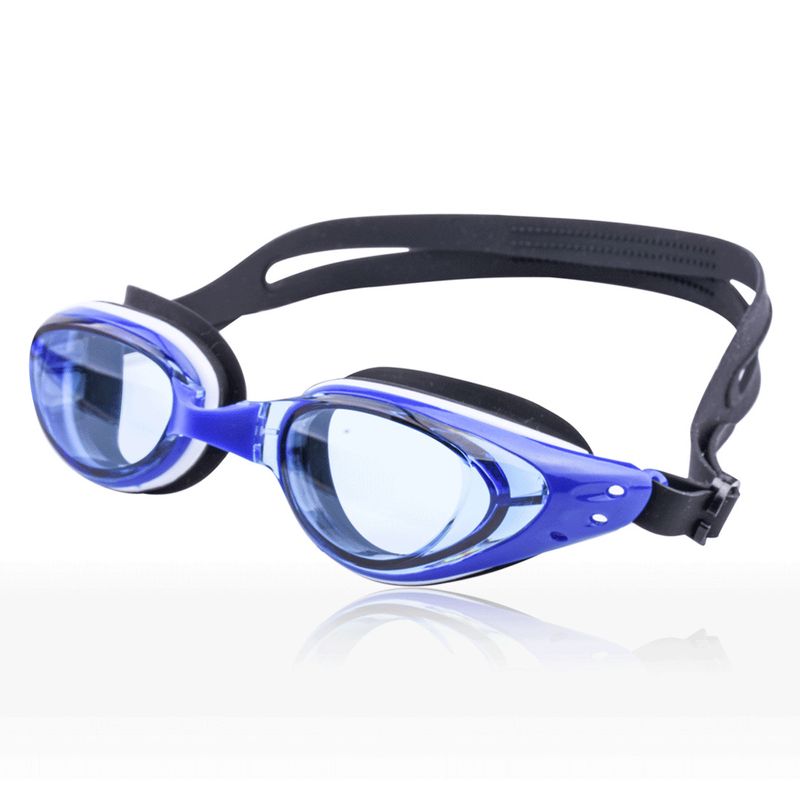 New Style Swimming Goggles Waterproof Anti-fog HD Women's Myopia Swimming Cap Set Men's and Children's Large Frame Diving Equipment Swimming Glasses_voghion.com