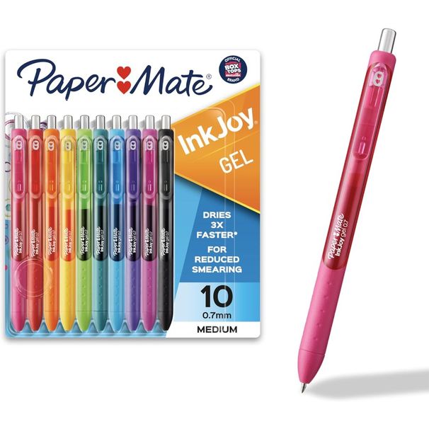 InkJoy Gel Pens Medium Point Assorted 10 Count_voghion.com