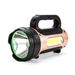 Solar Flashlight Strong Light Portable Searchlight Multi-Function Charging COB Outdoor_voghion.com